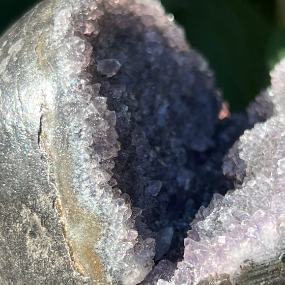 Amethyst (3) Pac-Man sphere | crystal - Picture 13 of 14